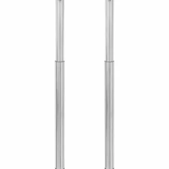 2 Teleskopiska bordsben i rostfritt stål 710 mm-1100 mm