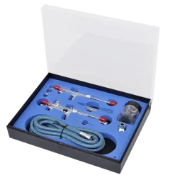 Airbrush Set med 2 sprutpistoler
