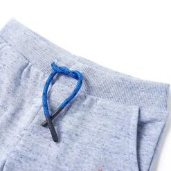 Outlet vidaXL Barnshorts med snöre melange 116 Blå