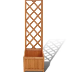 Blomlåda med spaljé 40 x 30 x 135 cm