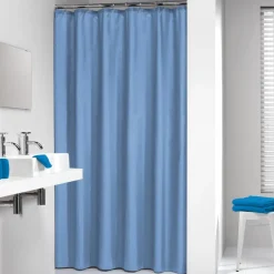Clearance vidaXL Sealskin Duschdraperi Granada 180 cm 217001321 Blå