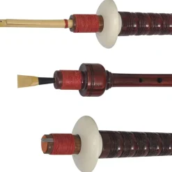 Skotsk Great Highland-säckpipa grön svart Watch tartan