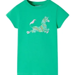 Hot vidaXL T-shirt för barn 116 Grön