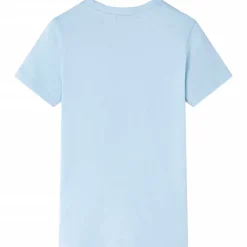 T-shirt för barn ljusblå 104