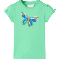 T-shirt för barn ljusgrön 104