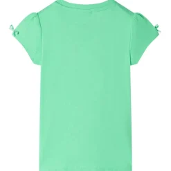 T-shirt för barn ljusgrön 104