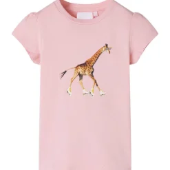 Discount vidaXL T-shirt för barn ljus 116 Rosa