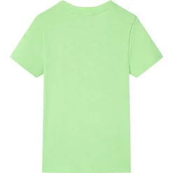 T-shirt för barn neongrön 116