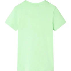 T-shirt för barn neongrön 128
