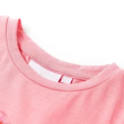Clearance vidaXL T-shirt för barn neon 92 Rosa