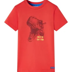 T-shirt för barn röd 104