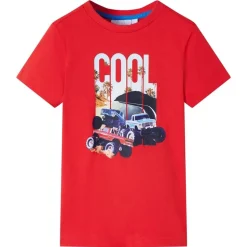 T-shirt för barn röd 104