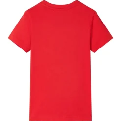 T-shirt för barn röd 104