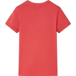 T-shirt för barn röd 128
