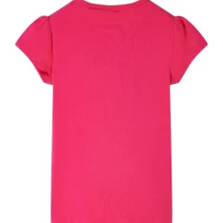 T-shirt för barn stark rosa 116