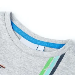 T-shirt med korta ärmar för barn grå 140
