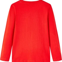 Outlet vidaXL T-shirt med långa ärmar för barn 104 Röd