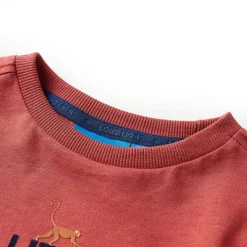 Sale vidaXL T-shirt med långa ärmar för barn ljus 92 Röd