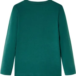 T-shirt med långa ärmar för barn grön 116