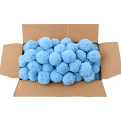 vidaXL Antibakteriella filterbollar 700 g polyeten Blå