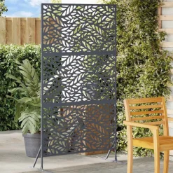 Clearance vidaXL Avskärmningsskärm 100 x 50 x 180 cm Stål Antracit
