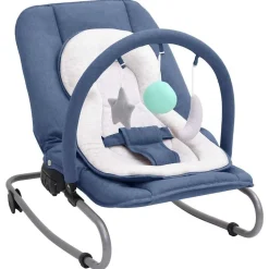 New vidaXL Babysitter stål Marinblå