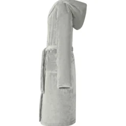 vidaXL Badräkt Hoodie Grå s Flanell