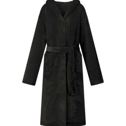 vidaXL Badräkt Hoodie Svart s Flanell
