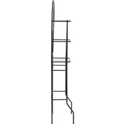 vidaXL Badrumshylla 60x33x174 cm svart
