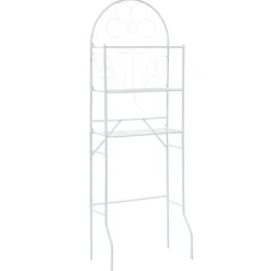 Outlet vidaXL Badrumshylla 60x33x174 cm Vit