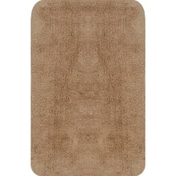 New vidaXL Badrumsmattor 3 st tyg Beige