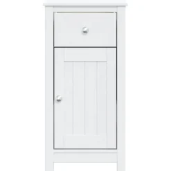 Clearance vidaXL Badrumsskåp BERG 40x34x80 cm massiv furu Vit