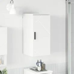 vidaXL Badrumsskåp 30 x 31,5 x 61 cm Konstruerat trä & Metall Vit