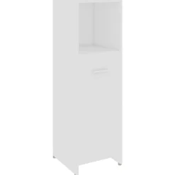 vidaXL Badrumsskåp vit 30x30x95 cm konstruerat trä