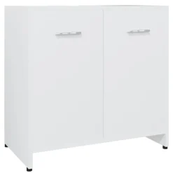 vidaXL Badrumsskåp vit 60x33x61 cm konstruerat trä