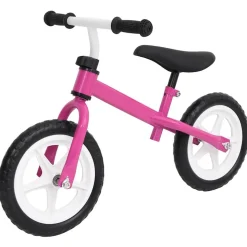 vidaXL Balanscykel 9,5 tum rosa