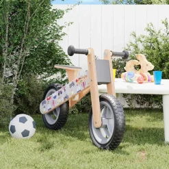 vidaXL Balanscykel för barn grå tryck