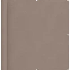 vidaXL Balkong Skärm Taupe 110 x 700 cm Oxford Tyg