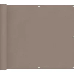 Discount vidaXL Balkong Skärm 100 x 600 cm Oxford Tyg Taupe