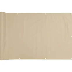 vidaXL Balkongskärm oxfordtyg 75 x 400 cm beige