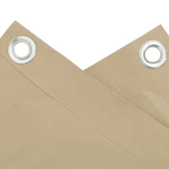 vidaXL Balkongskärm oxfordtyg 75 x 400 cm beige
