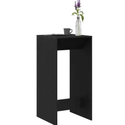 Clearance vidaXL Barbord 51 x 50 x 103,5 cm Konstruerat trä Svart ek