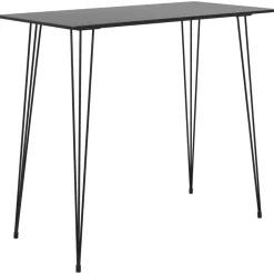 vidaXL Bargrupp 3 delar svart