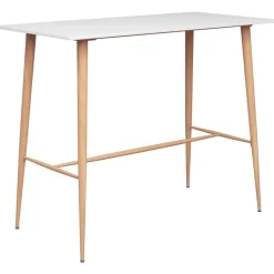vidaXL Bargrupp 5 delar vit