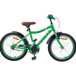 Hot vidaXL Barncykel 18 Tum för 5-7 år gamla Grön