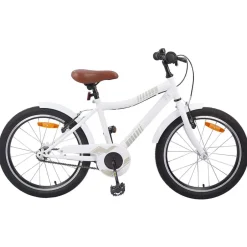 Clearance vidaXL Barncykel 18 Tum för 5-7 år gamla vit