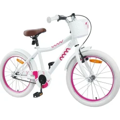 Sale vidaXL Barncykel 18 Tum för 5-7 år gamla Vit