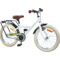 Clearance vidaXL Barncykel 18 Tum för 5-7 år gamla Vit