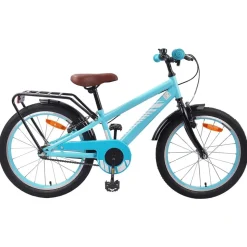 vidaXL Barncykel 18 Tum för 5-7 år gamla Ljusblå