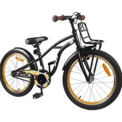 Hot vidaXL Barncykel 18 Tum för 5-7 år gamla Svart